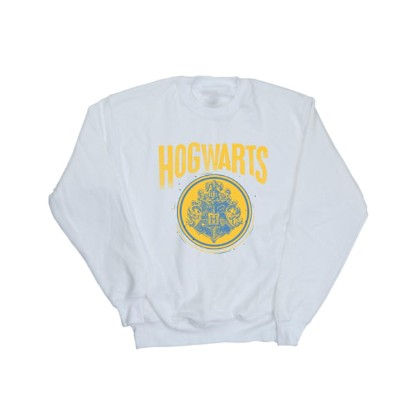 Harry Potter Herr Hogwarts Cirkel Crest Sweatshirt M Vit White M