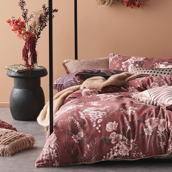 Linen House Taira Påslakanset Dubbel Multifärgad Multicoloured Double