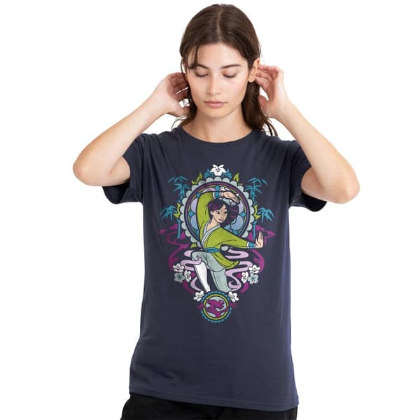 Mulan Dam/Dam Stained Glass T-shirt M Deep Navy Deep Navy M