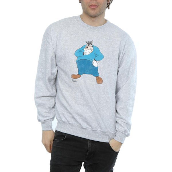 Disney Classic Pete Sweatshirt XL Heather Grey för män Heather Grey XL