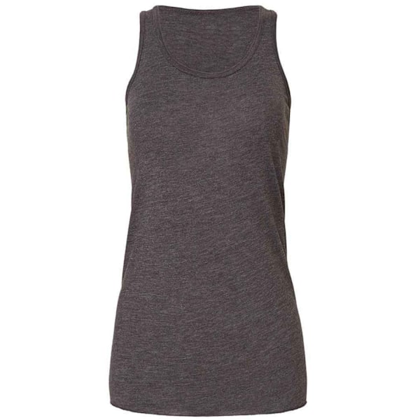 Bella + Canvas Dam/Damer Flowy Racerback Tank Top 16 UK Mörkgrå Heather Dark Grey Heather 16 UK