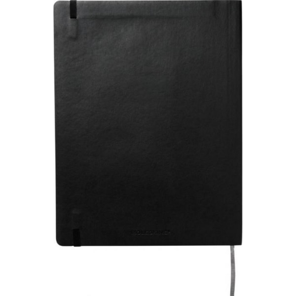 Moleskine Pro XL Soft Cover Notebook One Size Solid Black Solid Black One Size