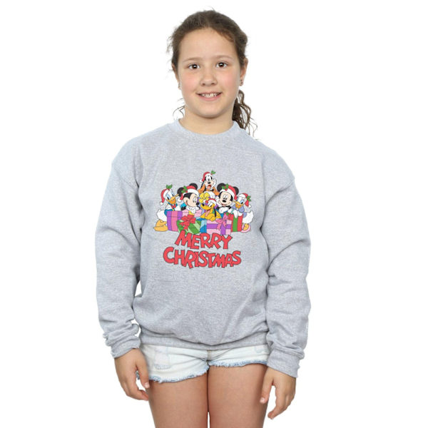 Disney Girls Mickey Mouse And Friends Jultröja 3-4 Sports Grey 3-4 Years