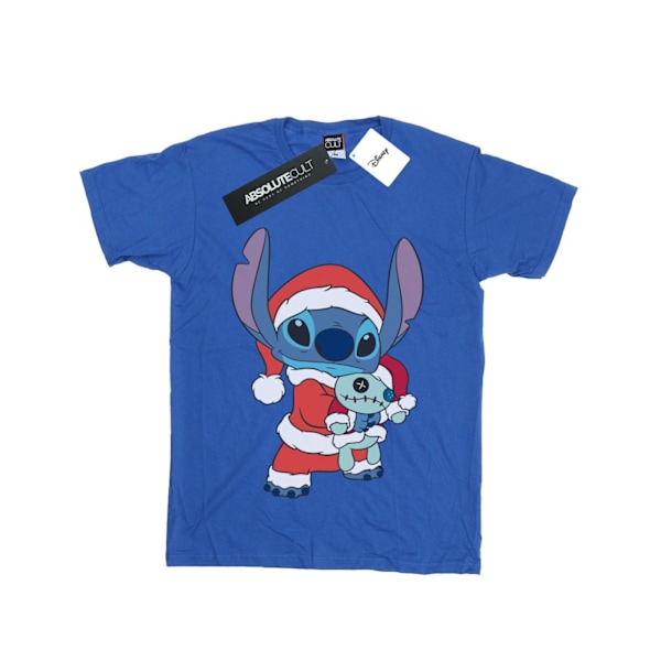 Disney Girls Lilo And Stitch Stitch Jul Bomull T-shirt 12 Royal Blue 12-13 Years