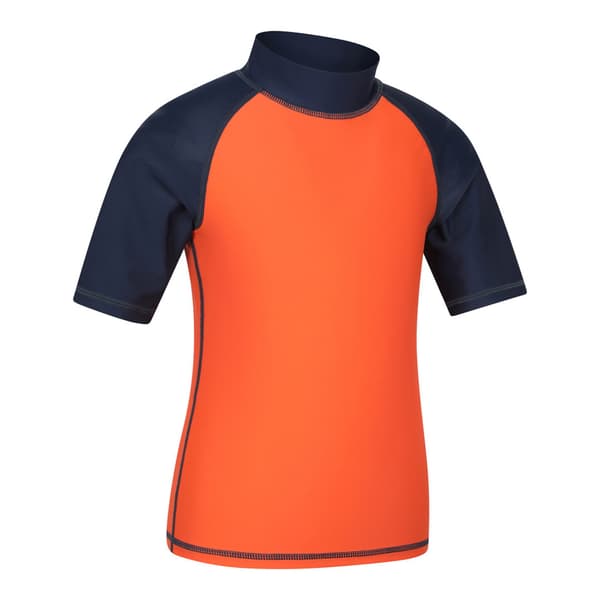 Mountain Warehouse Barn/Barn Sun Protective Kortärmad Burnt Orange 9-10 Years