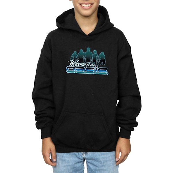 Ready Player One Boys Welcome To The Oasis Hoodie 9-11 År Bl Black 9-11 Years