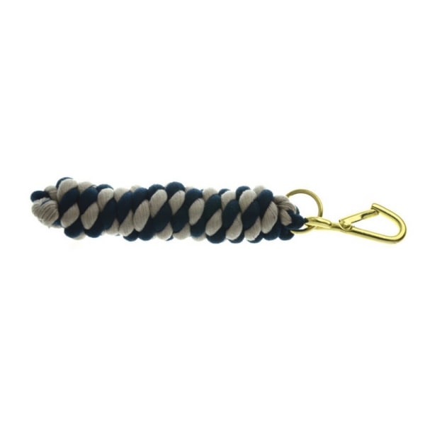 Hy Two Tone Twisted Lead Rope 2,2 meter Marinblå/Silver Navy/Silver 2.2 metres