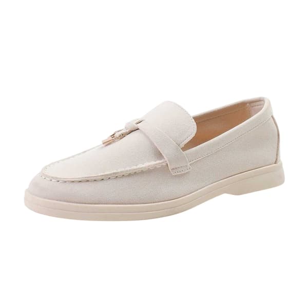 Where's That From Pegasus Penny Loafers för damer 4 UK Beige Beige 4 UK