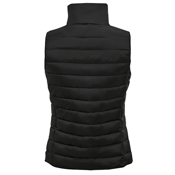 SOLS Dam/Kvinnor Wave Vadderad Vattenavvisande Bodywarmer/Gilet Black XXL