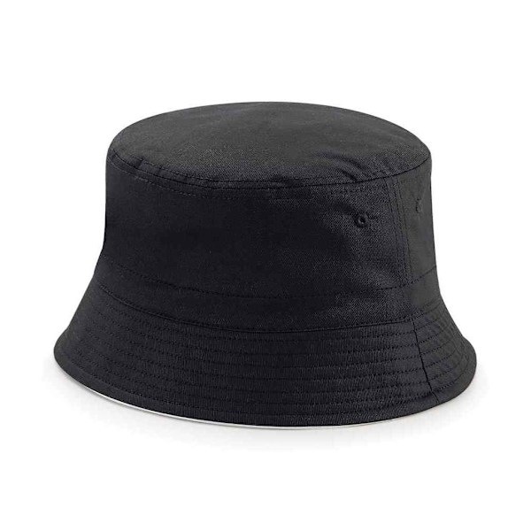 Beechfield Vändbar Bucket Hat S-M Svart/Ljusgrå Black/Light Grey S-M