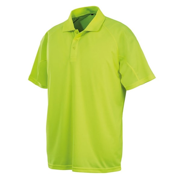 Spiro Impact Herr Performance Aircool Polo T-Shirt L Flo Yellow Flo Yellow L