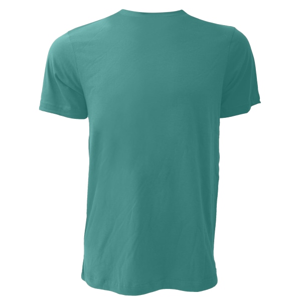 Canvas unisex jersey T-shirt med rund hals / kortärmad herr T-Sh Deep Teal L