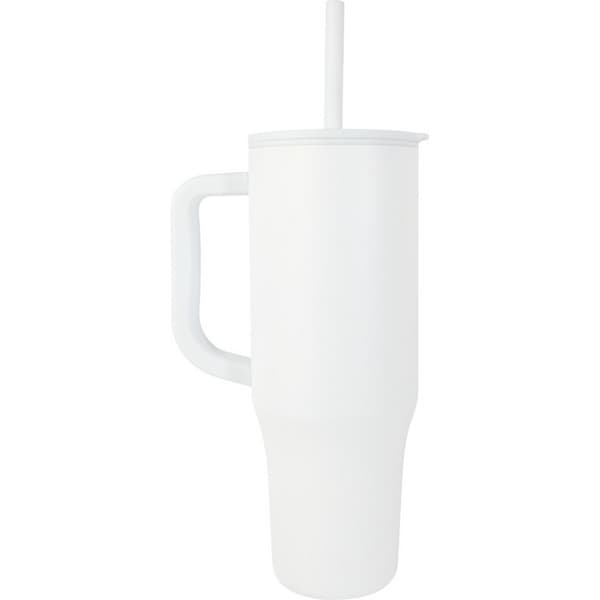 Floso Brady Isolerad 900ml Mugg Med Sugrör One Size Vit White One Size