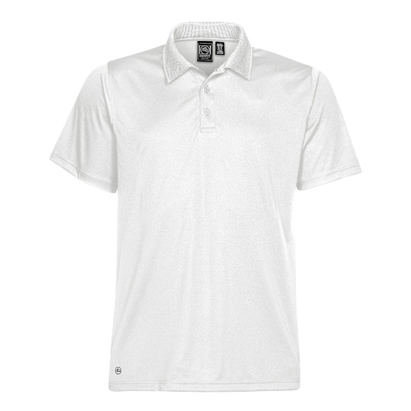 Stormtech Mens Eclipse H2X Dri Piqu Polo M Vit White M