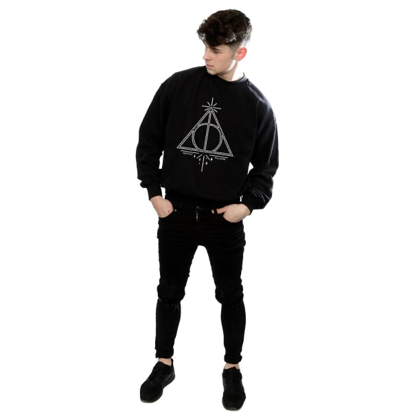 Harry Potter Herr Dödsreliker Symbol Sweatshirt S Svart Black S