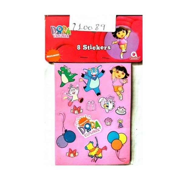 Dora The Explorer Characters Stickers (paket med 8) One Size Mult Multicoloured One Size