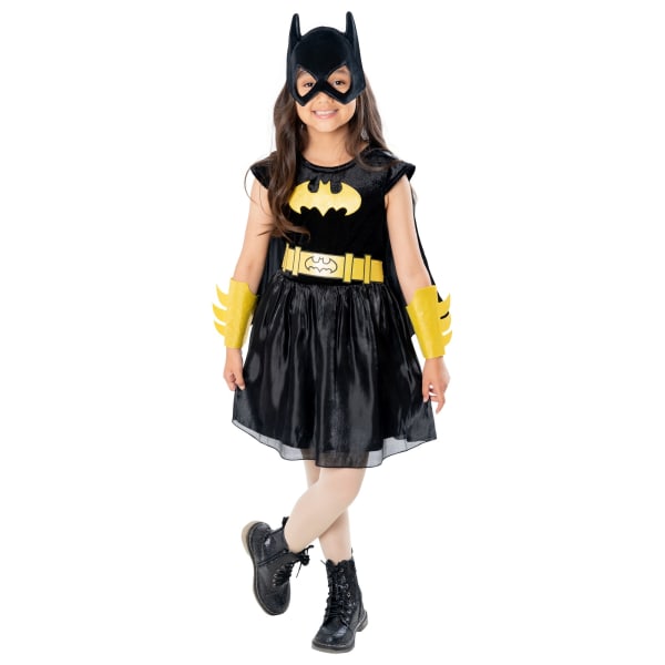 Batman Girls Refresh Core Batgirl Costume 7-8 Years Black/Yello Black/Yellow 7-8 Years