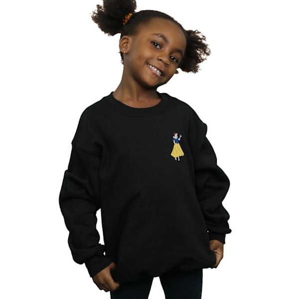 Disney Princess Girls Snow White Chest Sweatshirt 9-11 år Bl Black 9-11 Years
