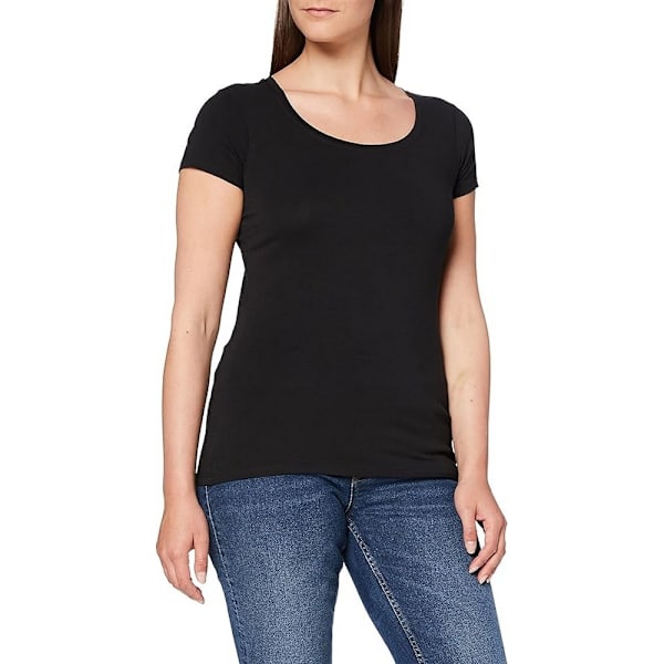 Stedman Dam/Kvinnor Claire Rund Halsad T-shirt L Svart Opal Black Opal L