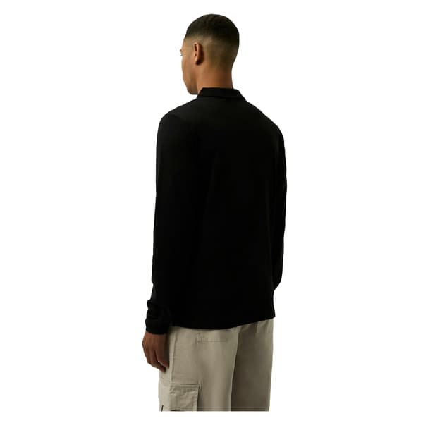 Patrick Herr Luca Långärmad Pikétröja S Svart Black S
