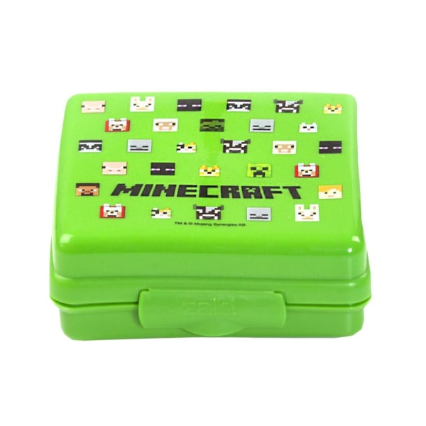 Minecraft Barn/Kids Creeper Lunchväska och Flask Set One S Green One Size