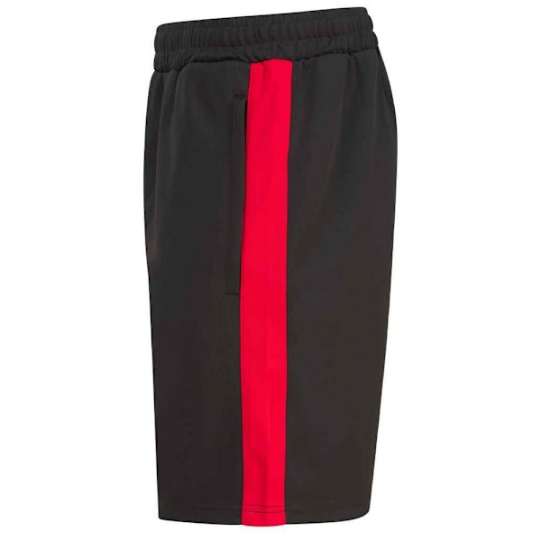 Finden & Hales Herr Stickade Shorts XXL Svart/Röd Black/Red XXL