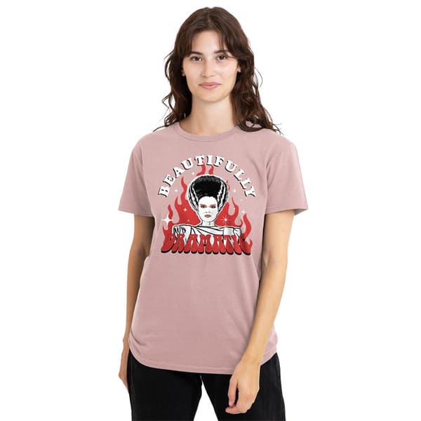 Universal Monsters Dam/Kvinna Vackert Dramatisk Kortärmad Pink M