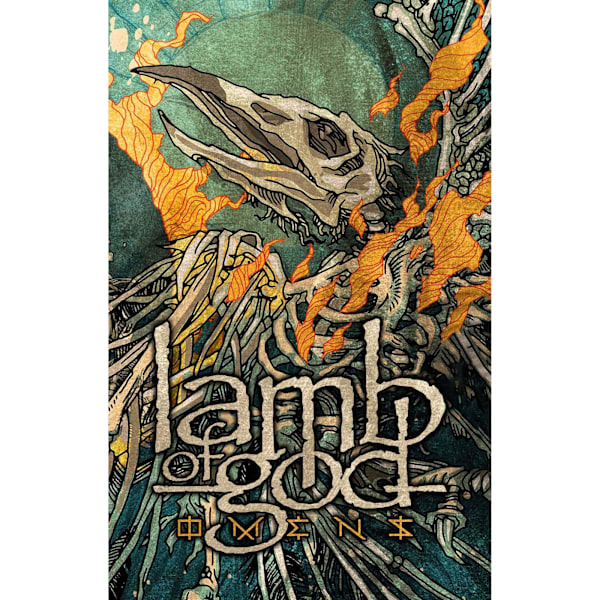 Lamb Of God Omens Textil Affisch En Storlek Flerfärgad Multicoloured One Size