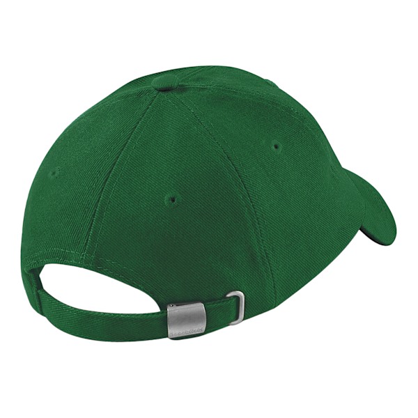 Beechfield Unisex Vuxen Tung Borstad Bomull Låg Profil Kepsen På Forest Green One Size