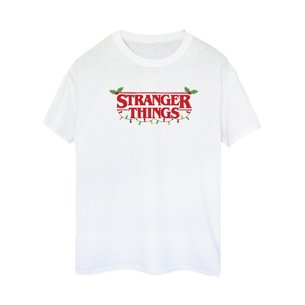 Netflix Dam/Kvinnor Stranger Things Julbelysning Bomull B White M