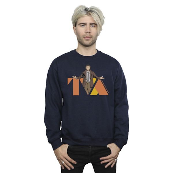 Marvel Herr Loki TVA Pose Sweatshirt S Marinblå Navy Blue S