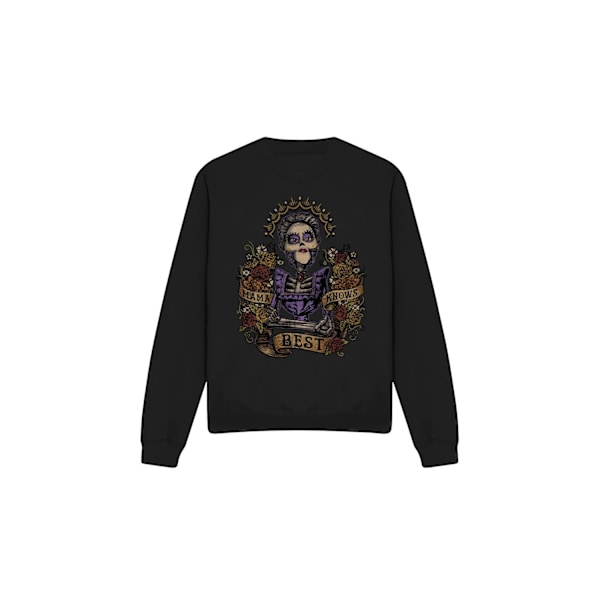 Coco Unisex Vuxen Mama Knows Best Imelda Sweatshirt S Svart Black S