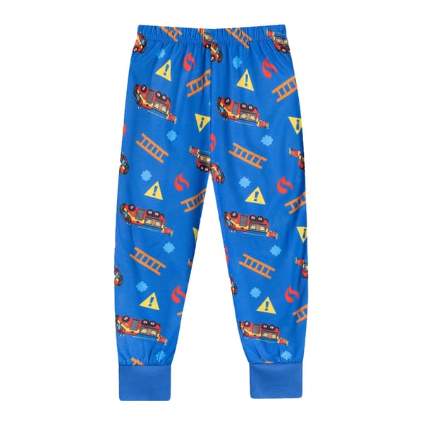 Brandman Sam Pojkar Karaktär Långärmad Lång Pyjamas Set 4-5 År Blue 4-5 Years