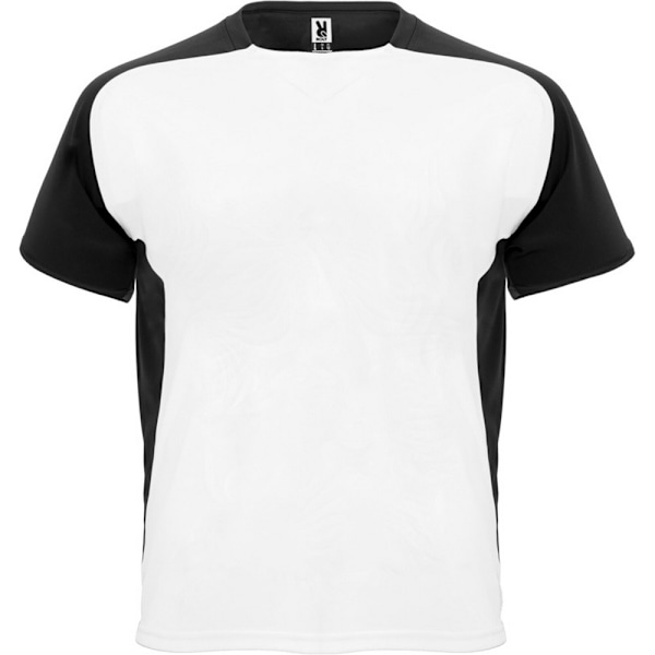 Roly Barn/Barn Bugatti Kortärmad Sport T-shirt 4 År Solid Black/White 4 Years