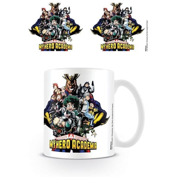 My Hero Academia Karaktärsmugg En Storlek Vit/Flerfärgad White/Multicoloured One Size