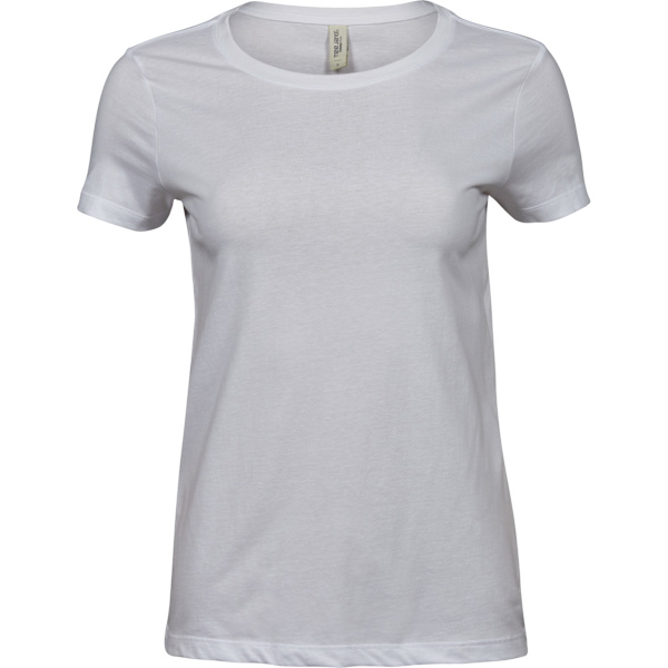 Tee Jays Dam/Dam Luxury Cotton T-Shirt XL Vit White XL