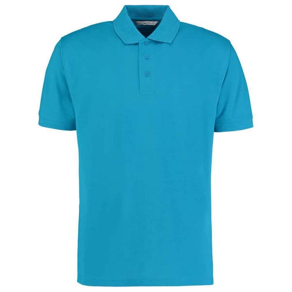 Kustom Kit Herr Klassisk Pikétröja L Turkos Turquoise L