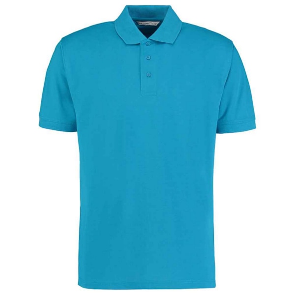 Kustom Kit Klassisk Pikétröja för Herr 4XL Turkos Turquoise 4XL