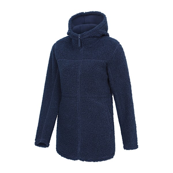 Mountain Warehouse Dam/Dam Melrose Lång Fleecejacka Navy 12 UK
