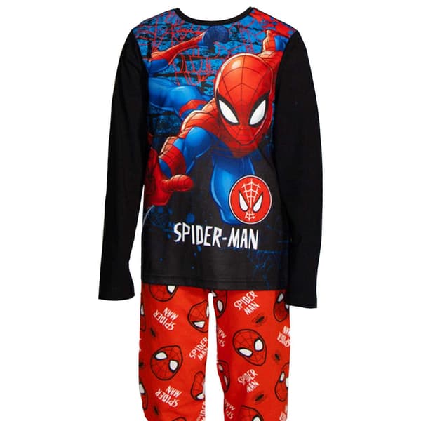 Spider-Man: Miles Morales Barn/Barn Logo Lång Pyjamas Set ( Multicoloured 9-10 Years