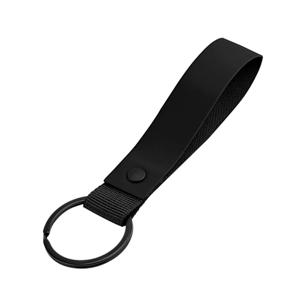 Bagbase Matt PU Nyckelring One Size Svart Black One Size