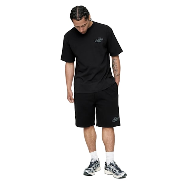 Kings Will Dream Herr Studio Scripted T-shirt L Svart Black L