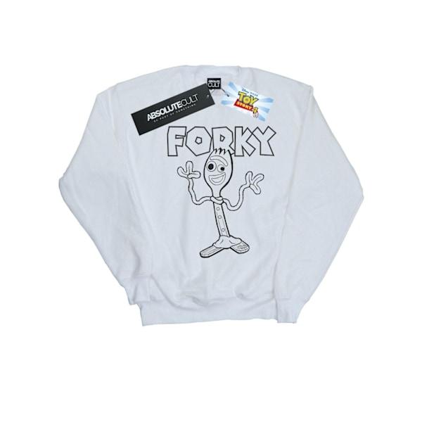 Disney Mens Toy Story 4 Forky Sweatshirt 5XL Vit White 5XL