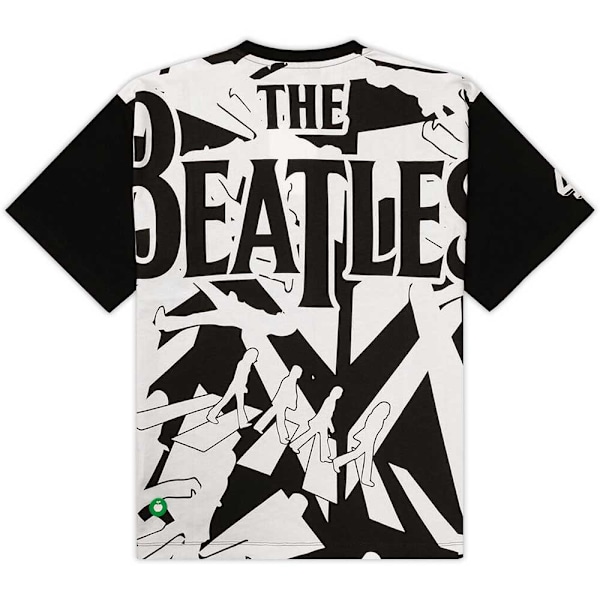 The Beatles Unisex Adult Meyba Drum & Crossing T-Shirt L Svart Black L