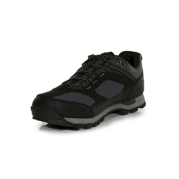 Regatta Blackthorn Evo Walking Shoes för män, 8 UK, svart/mörk stål Black/Dark Steel 8 UK