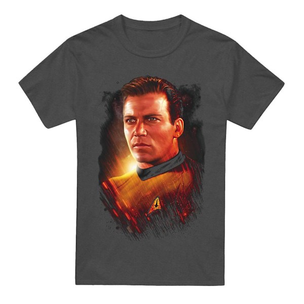 Star Trek: The Original Series Unisex Vuxen Episk Captain Kirk T-shirt Charcoal L