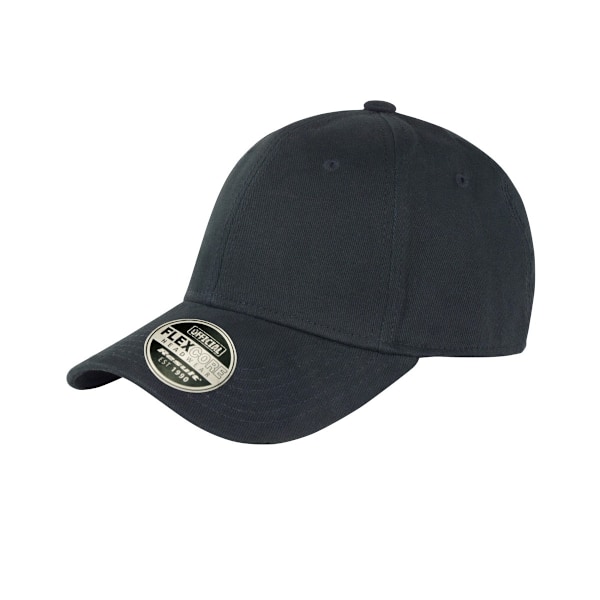 Result Unisex Core Kansas Flex Baseball Cap S/M Svart Black S/M