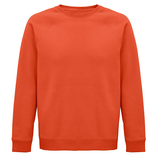 SOLS Unisex Adult Space Organic Raglan Sweatshirt L Burnt Orang Burnt Orange L