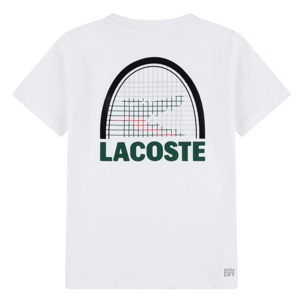 Lacoste Barn/Kids Racket T-shirt 10 år Vit White 10 Years