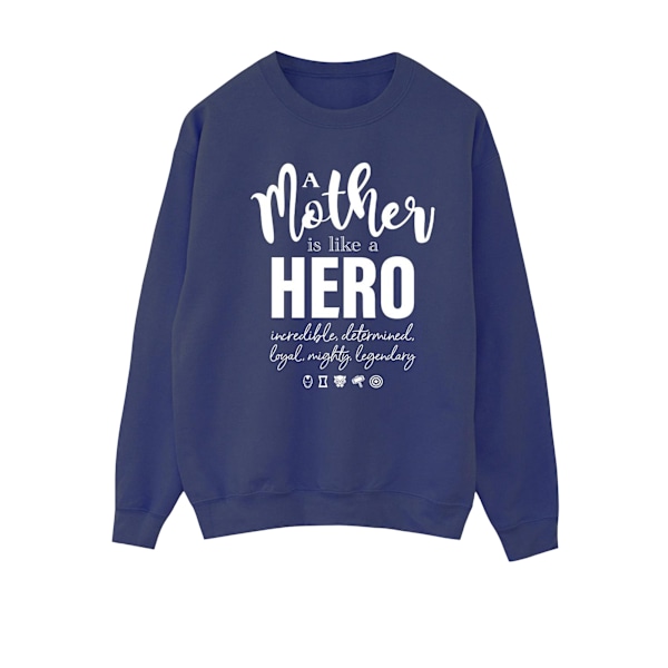 Marvel Womens/Ladies Avengers Mother Hero Sweatshirt M Navy Blu Navy Blue M